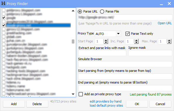 Proxy Sources